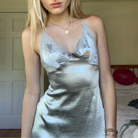Urban Outfitters Satin Slip Dress - Picture 2 of 6